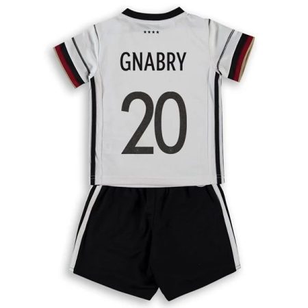Camisola Alemanha Serge Gnabry 20 Criança Equipamento Principal 2021